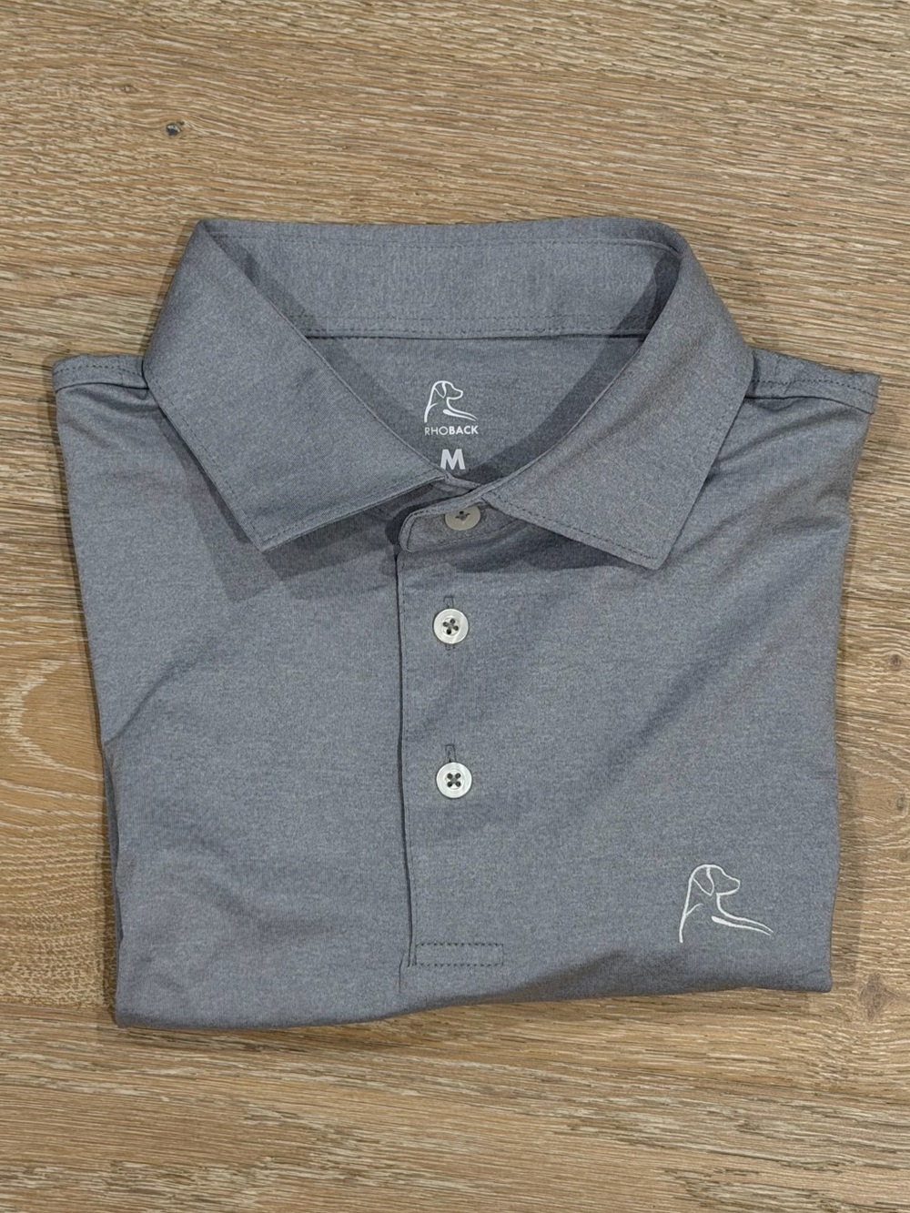 Rhoback Polo Shirt - Heather Gray